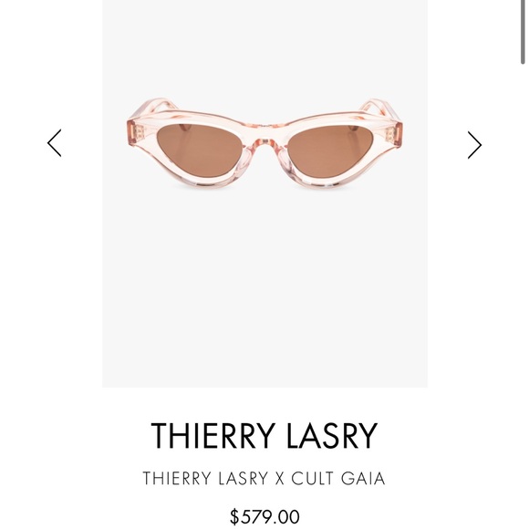 cult gaia Accessories - Cult Gaia x Thierry Lasry Transparent Pink Sunglasses